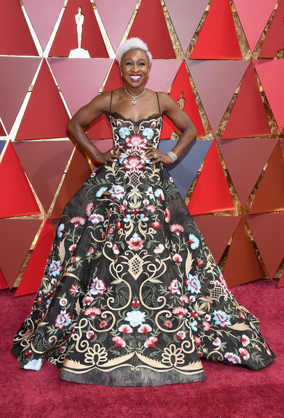 Cynthia Erivo at the 2017 Oscars